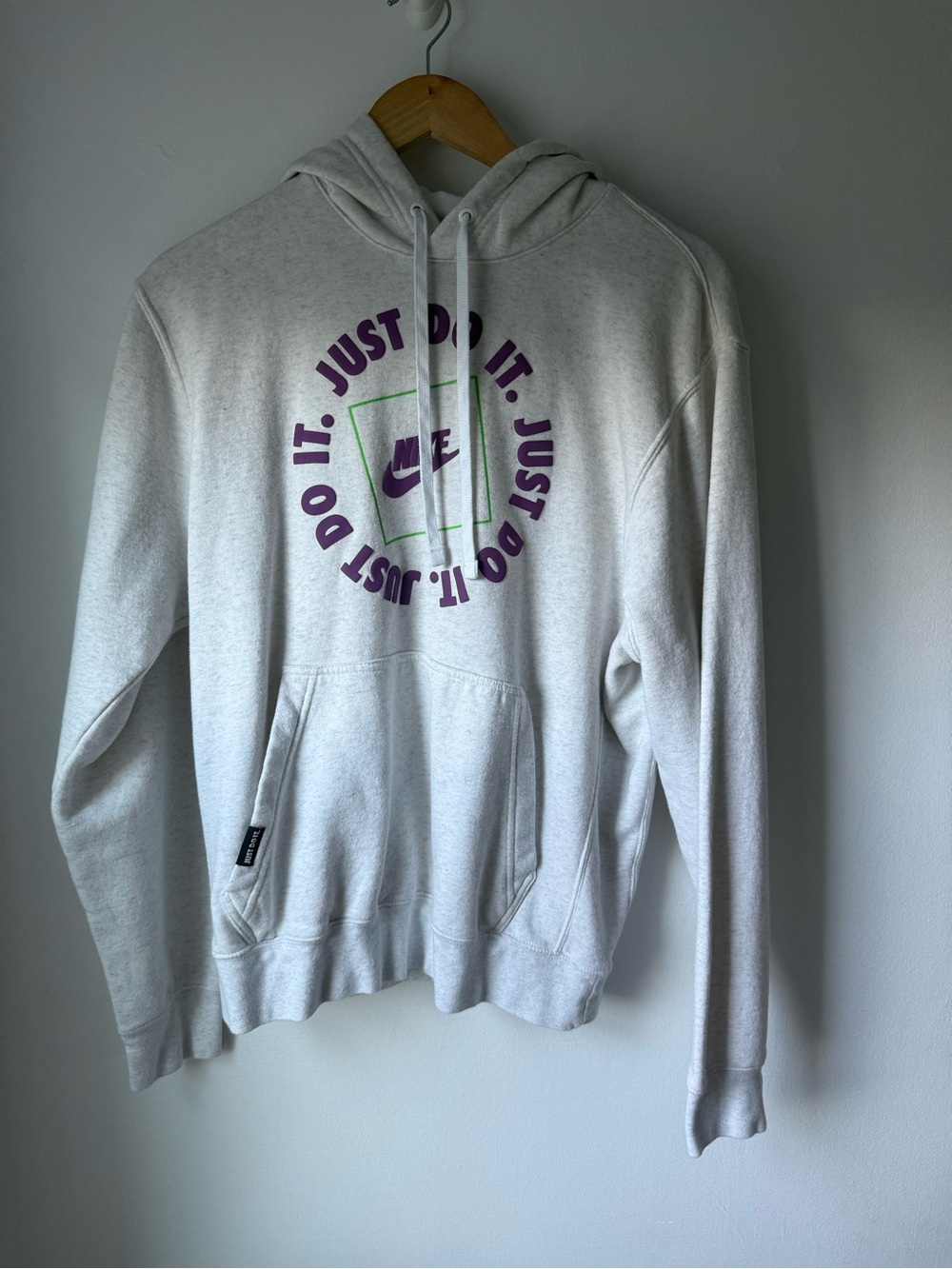 Nike White Sweatshirt with Black Tag
